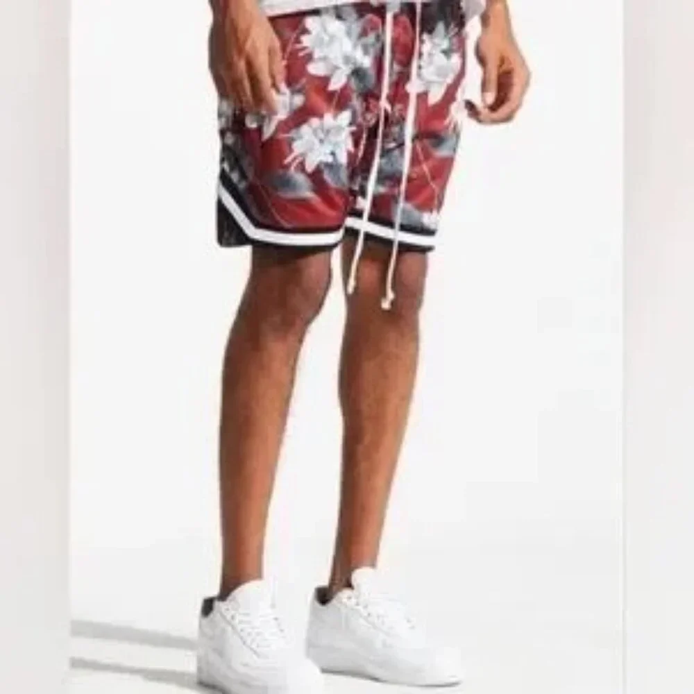 NEW Crysp x Jordan (fog jungle style) drop crotch extra long drawstring floral!